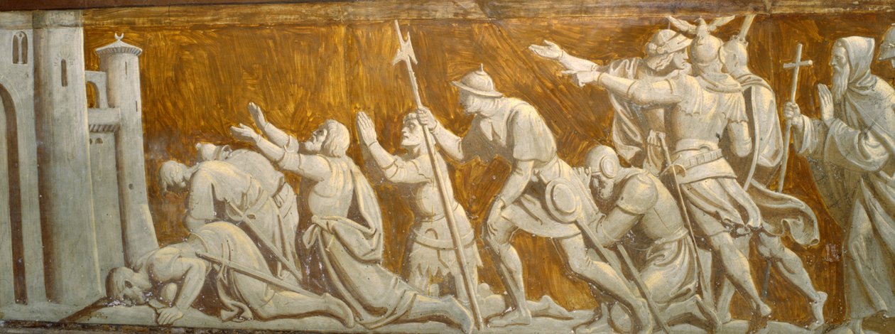 Korsfarerne foran Jerusalems murer av Friedrich Overbeck