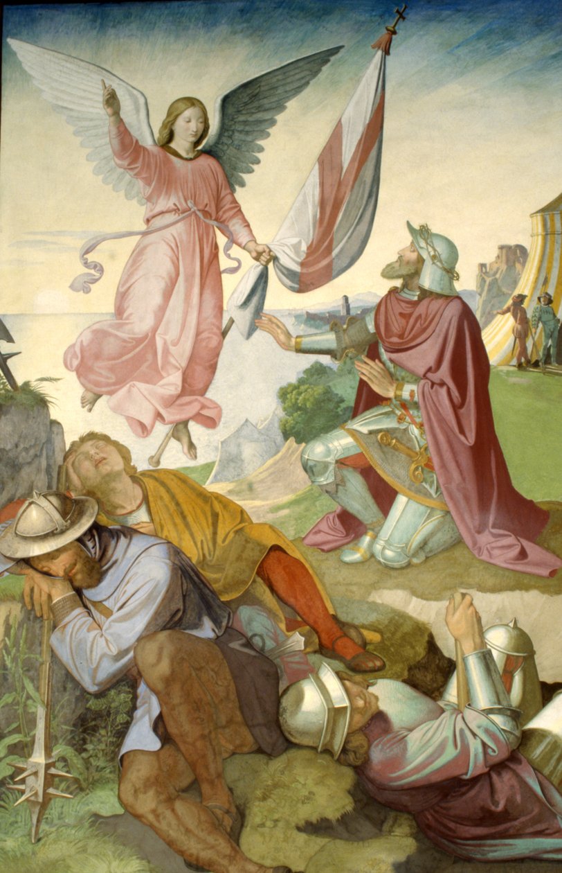 Visjonen til Godfrey av Bouillon av Friedrich Overbeck