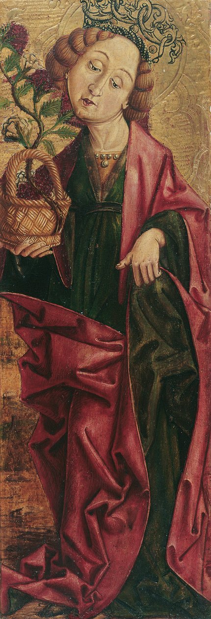 St. Dorothea (inne) og St. Alexius (utenfor) av Friedrich Pacher (Umkreis)