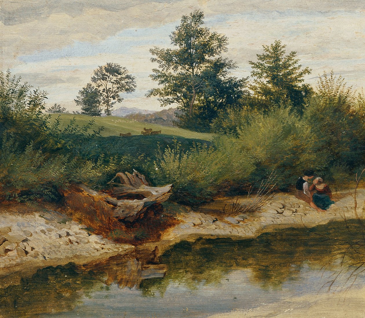 bekkelandskap av Friedrich Philipp Reinhold