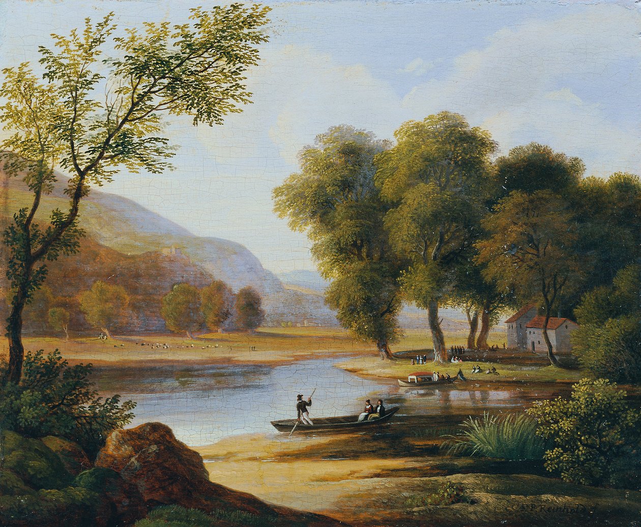 Lekter i landskap av Friedrich Philipp Reinhold
