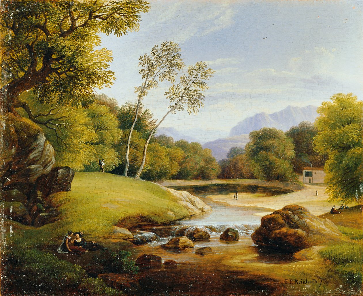 par i landskapet av Friedrich Philipp Reinhold
