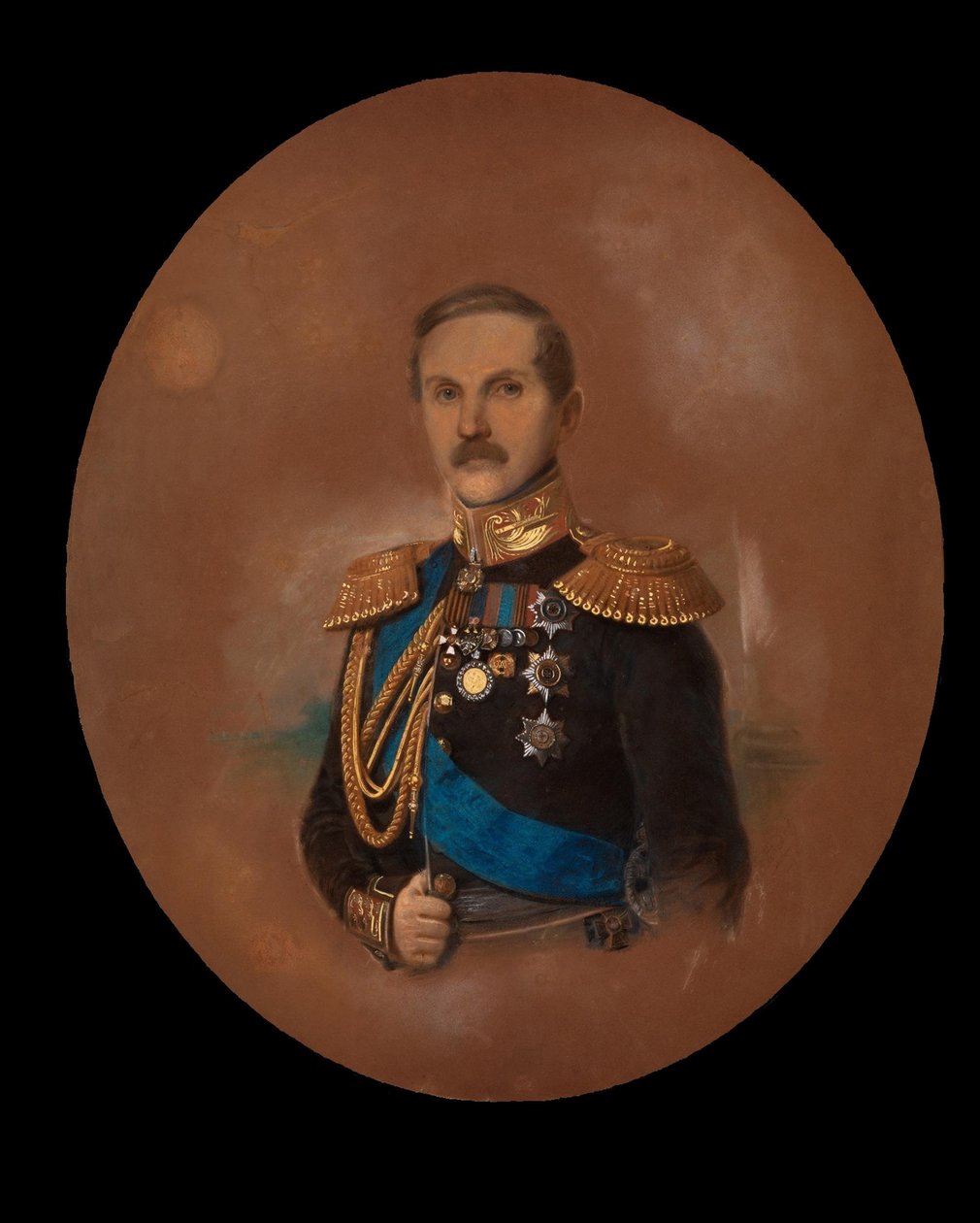 Portrett av grev Pyotr Kleinmichel 1793-1869 av Friedrich Randel