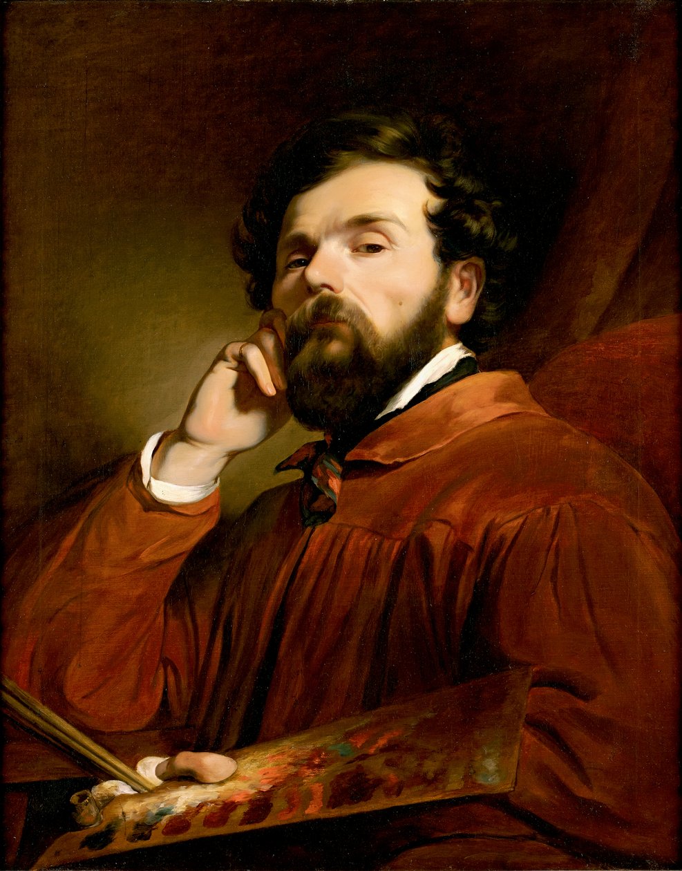 Selvportrett, etter 1846. av Friedrich Ritter von Amerling