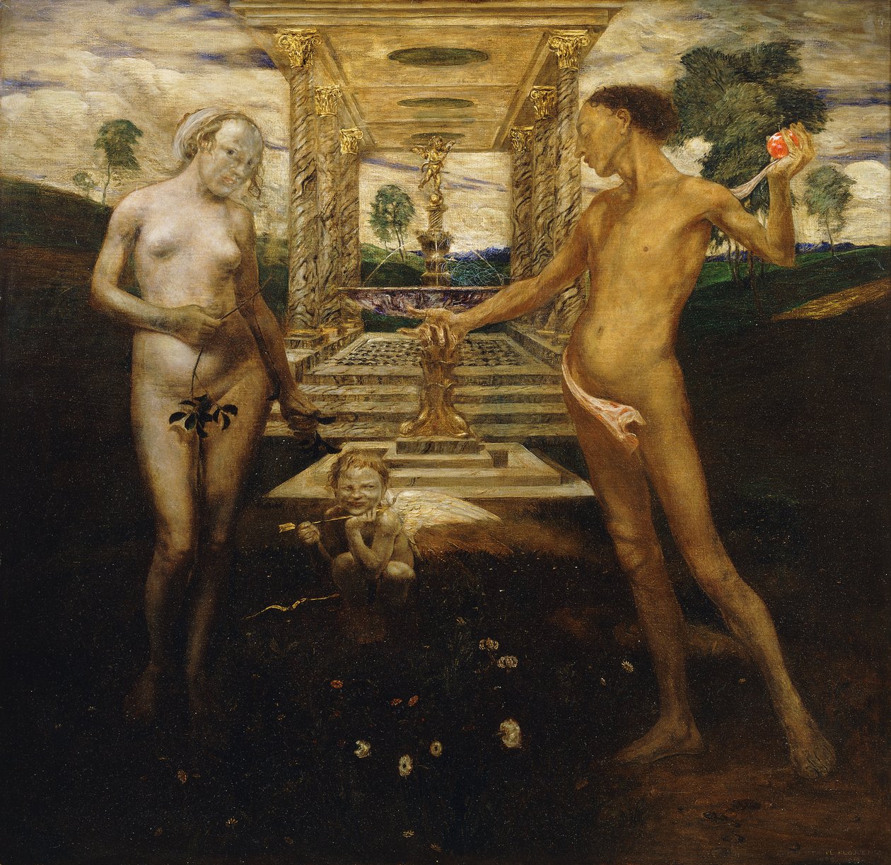 Adam og Eva av Friedrich Stahl