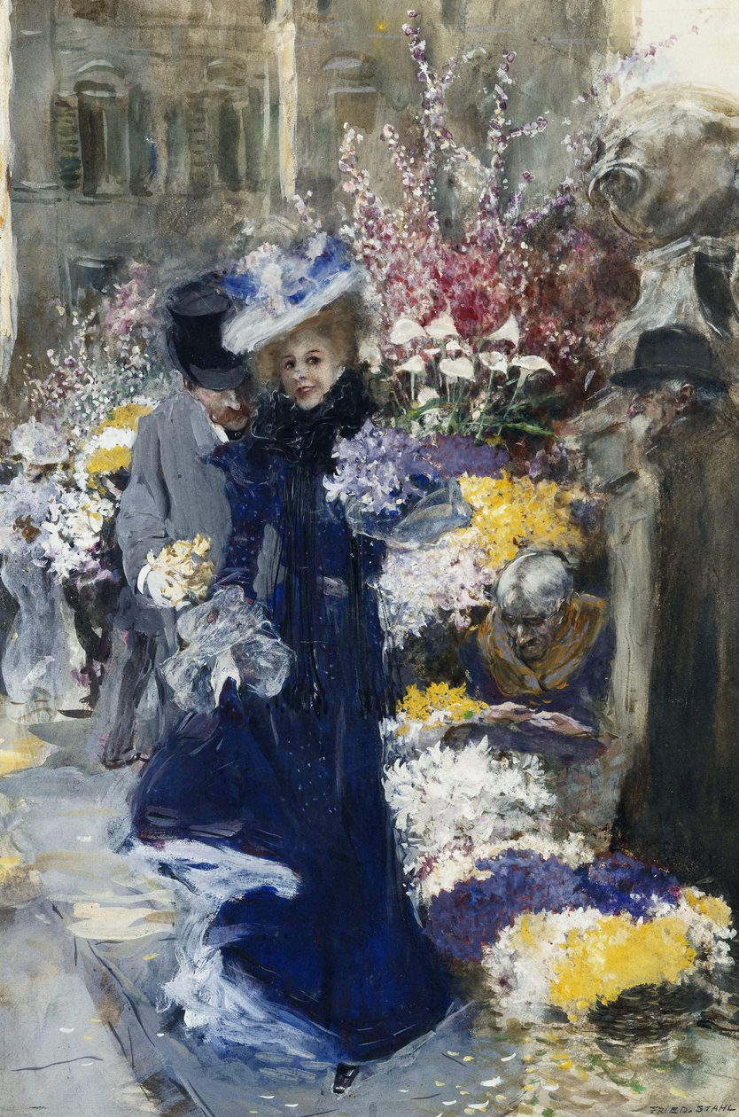 Blomsterselgeren av Friedrich Stahl