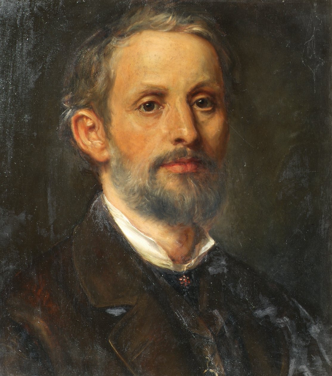 selvportrett av Friedrich Staudinger