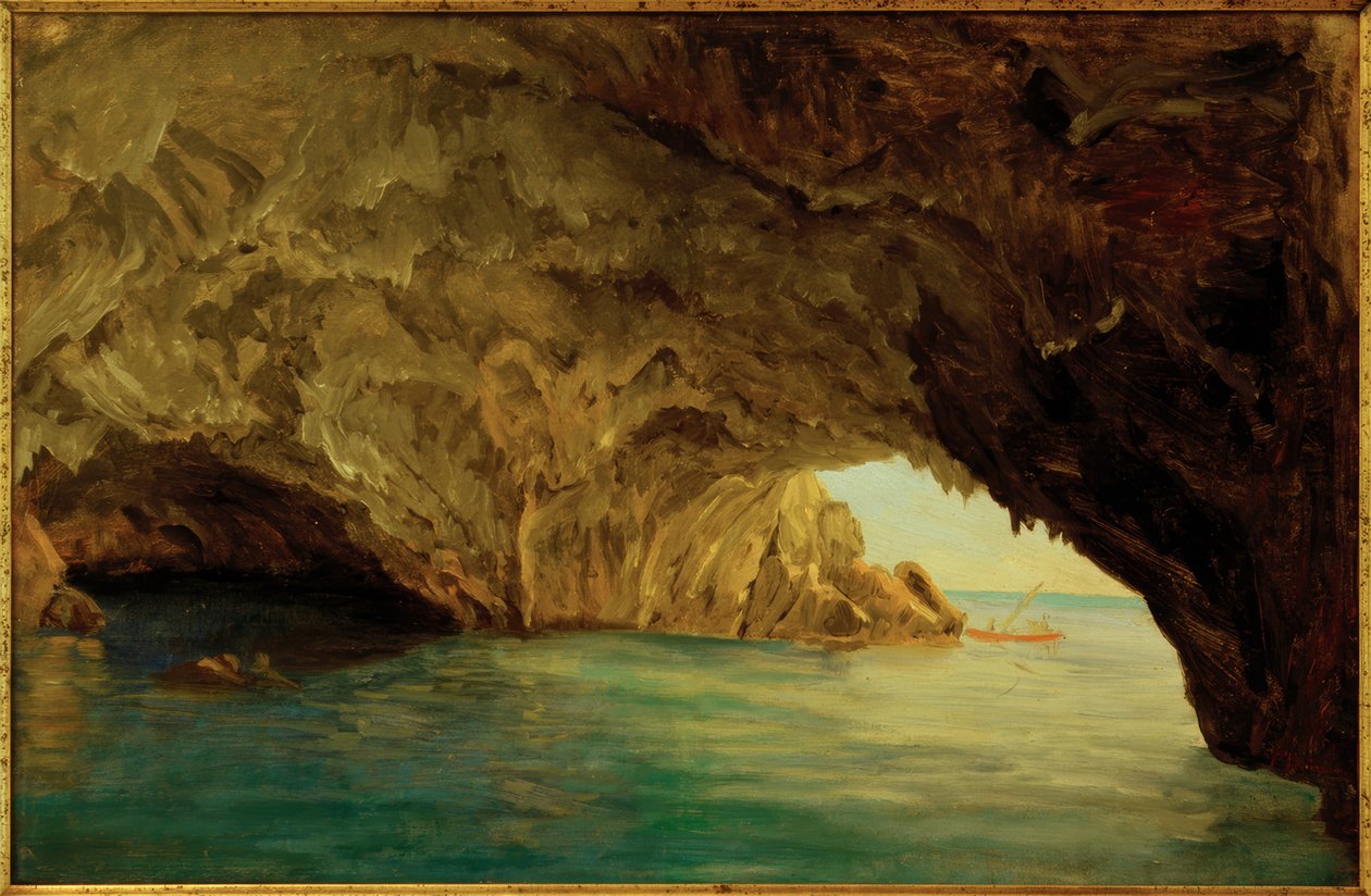 F.Thöming, grotte på Capri av Friedrich Thöming