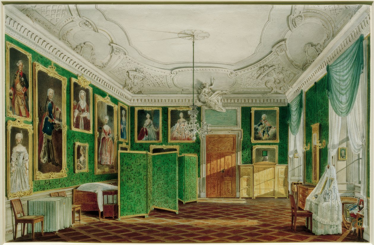Berl. City Palace, prinsesse Maries soverom av Friedrich Wilhelm Klose