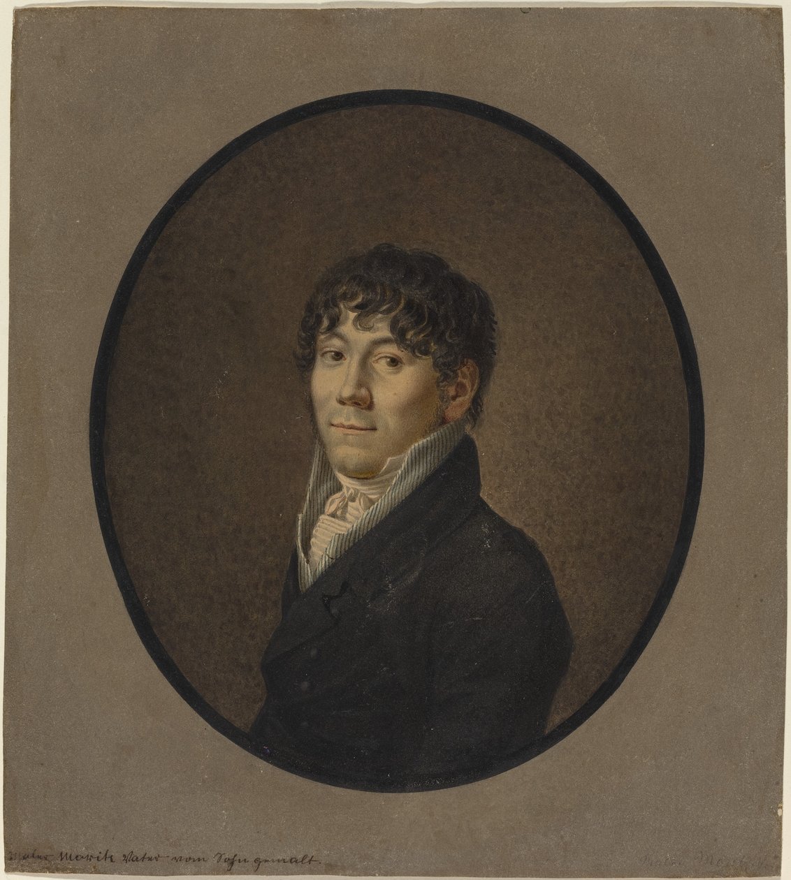 Portrett av kunstnerens far av Friedrich Wilhelm Moritz