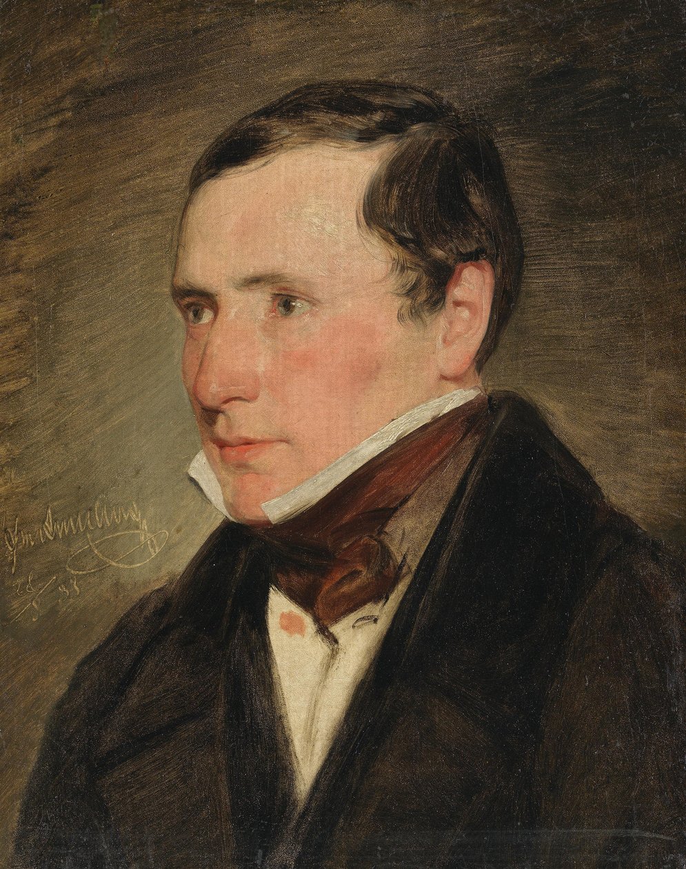 Portrett av en ung mann av Friedrich von Amerling