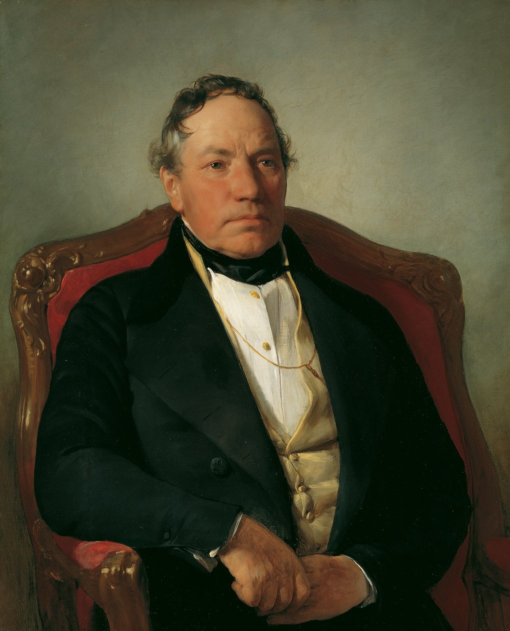 Industrimannen Johann Nepomuk Reithoffer av Friedrich von Amerling