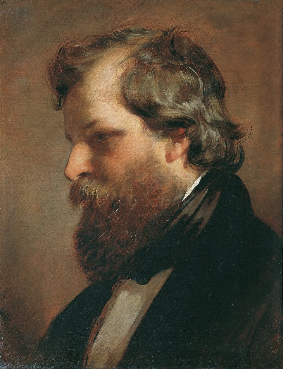 Maleren Carl Rahl av Friedrich von Amerling