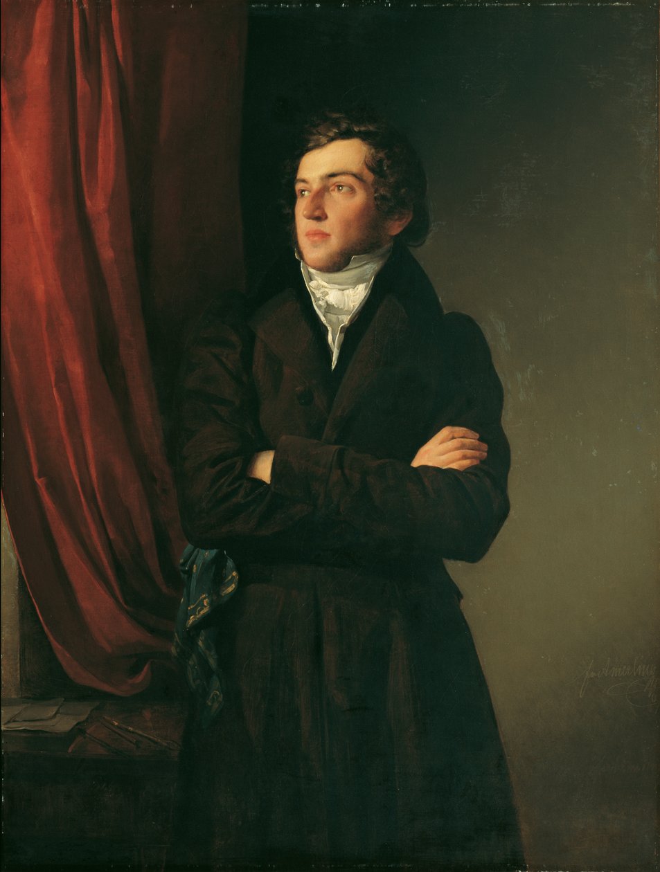 Maleren Robert Theer av Friedrich von Amerling