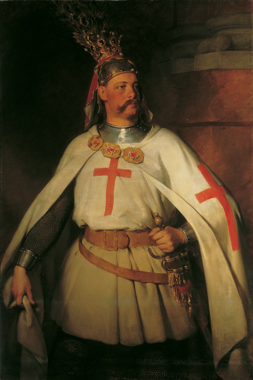 Erkehertug Leopold som korsfarer av Friedrich von Amerling