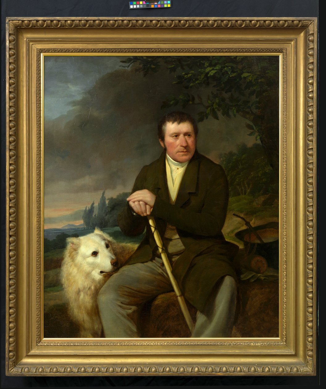 Friedrich Ludwig Müller, grossist og grunnlegger av fattighuset i Döbling av Friedrich von Amerling
