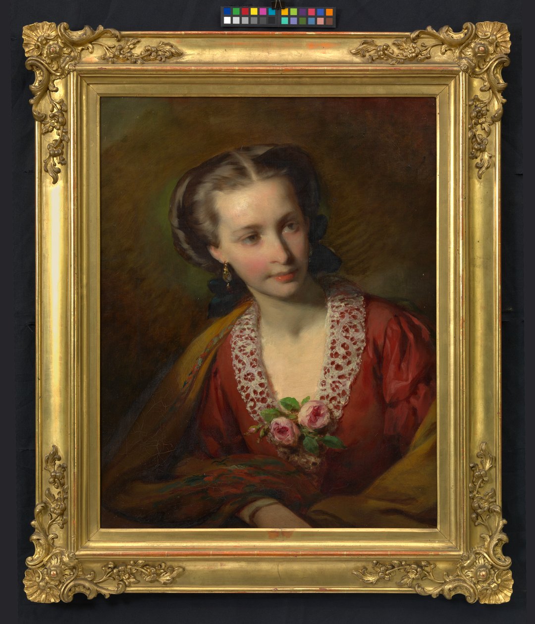 Hermine Amerling (Friedrich Amerlings svigerinne) av Friedrich von Amerling