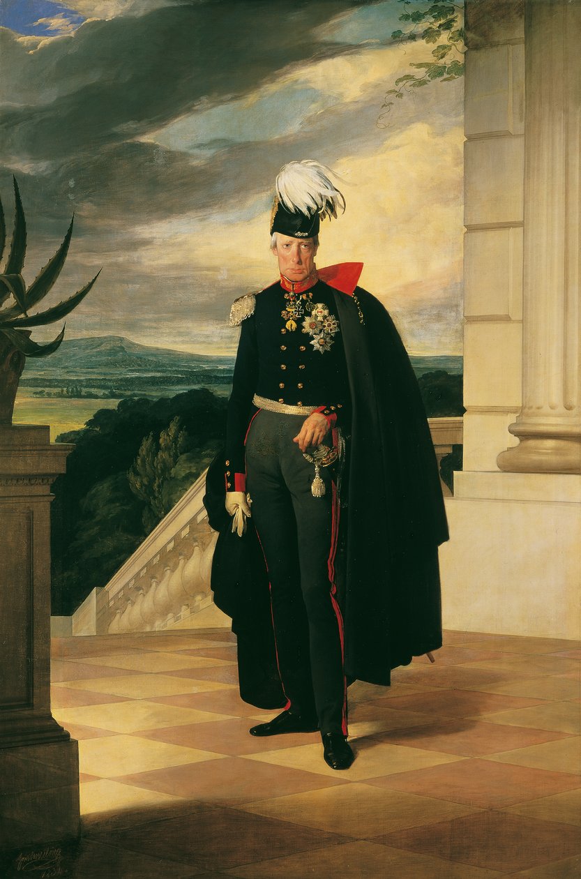Keiser Franz I av Østerrike i prøyssisk generals uniform av Friedrich von Amerling