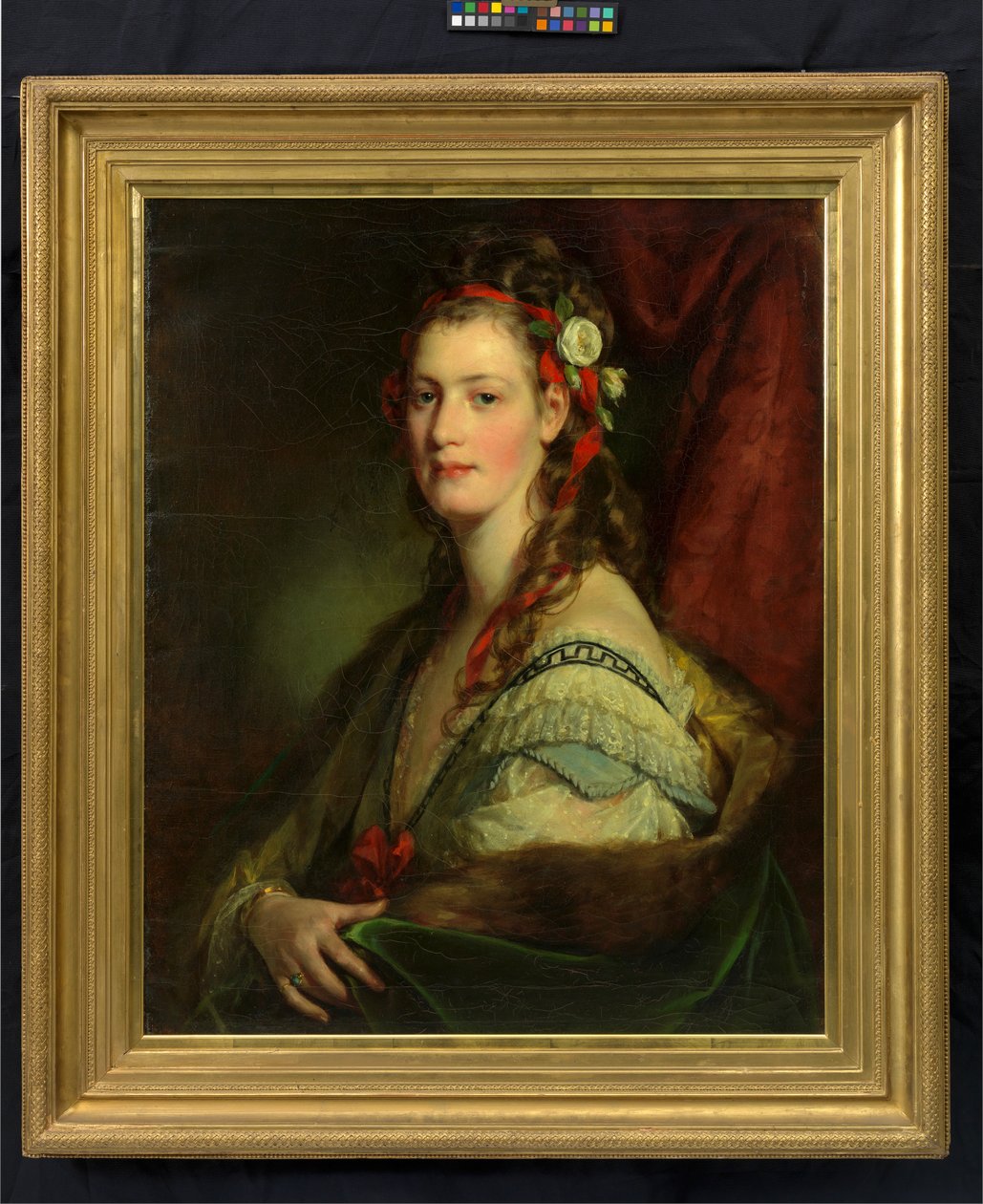 Marie Paterno, født Nemetschke, senere Amerling og Hoyos (kunstnerens fjerde kone) av Friedrich von Amerling