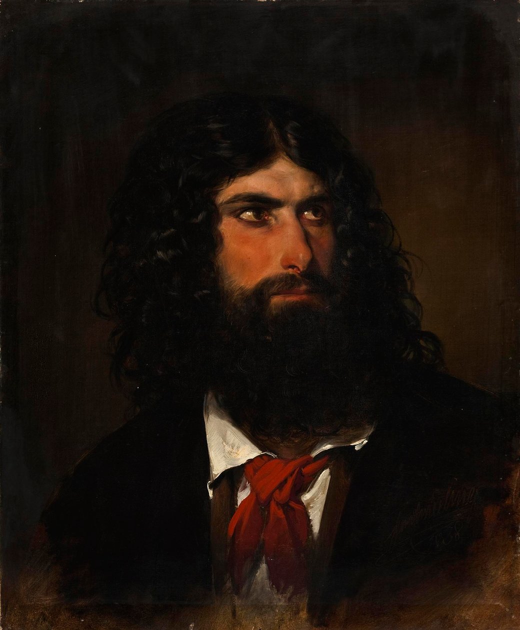 Portrett av en romersk bonde av Friedrich von Amerling