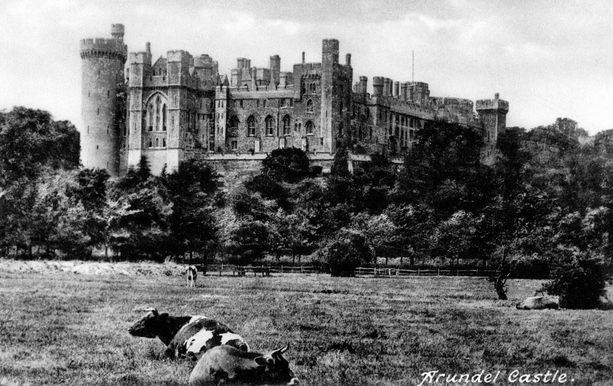 Arundel Castle, West Sussex, tidlig på 1900-tallet. av Frith and Co