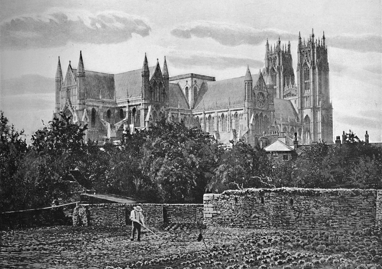 Beverley Minster, c1896 av Frith and Co