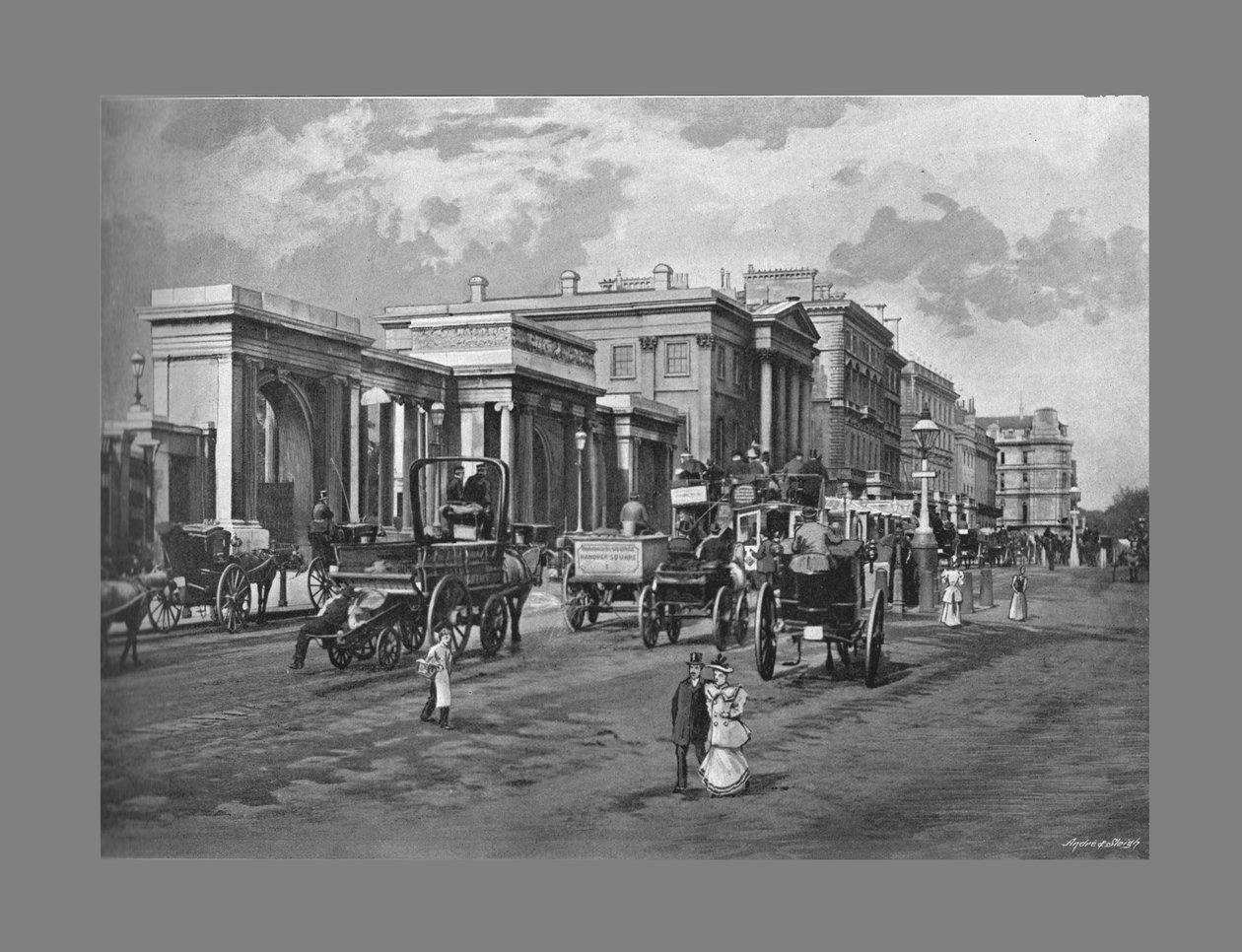 Hyde Park Corner, London, c1900 av Frith and Co