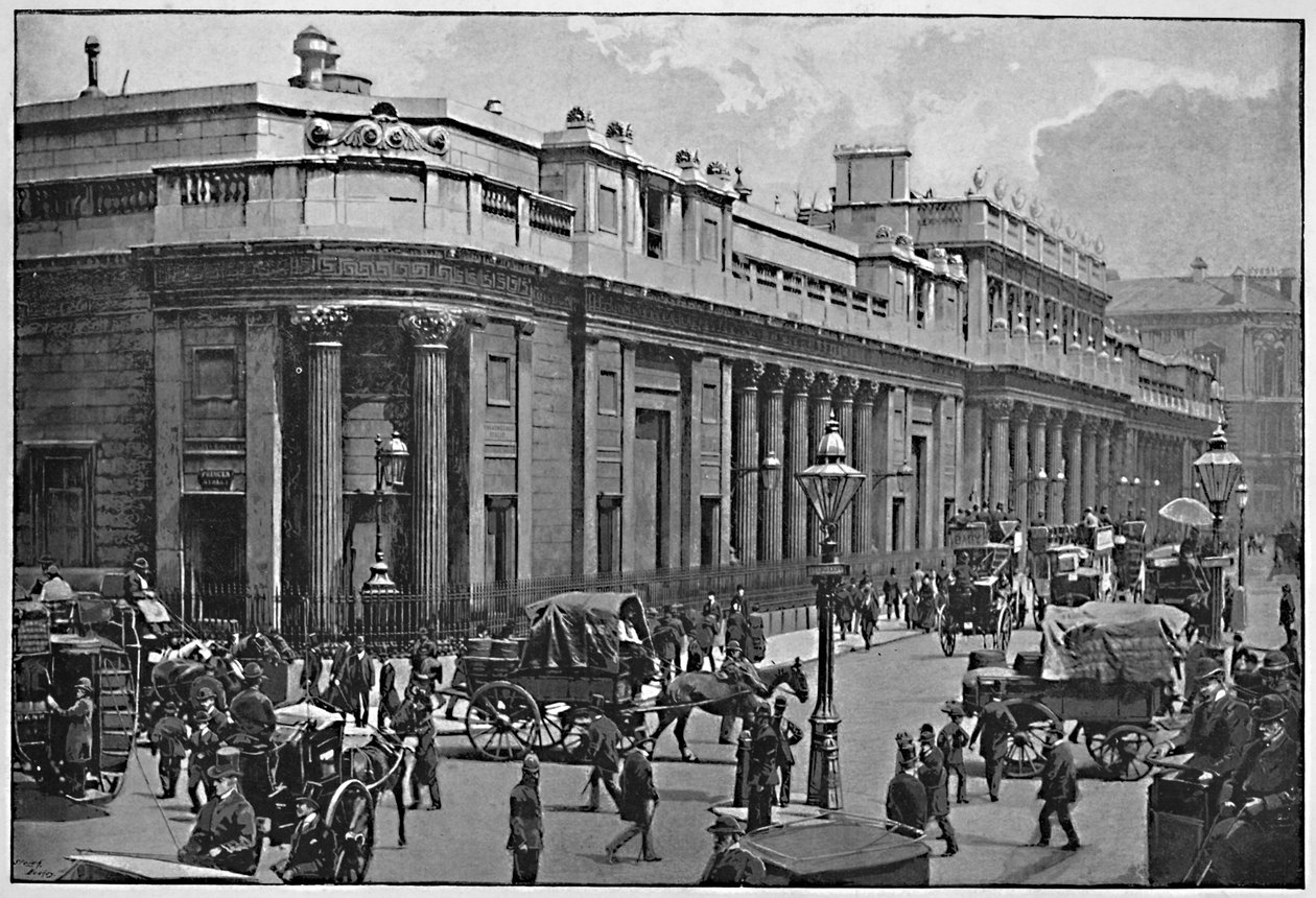 Bank of England, c1896 av Frith and Co
