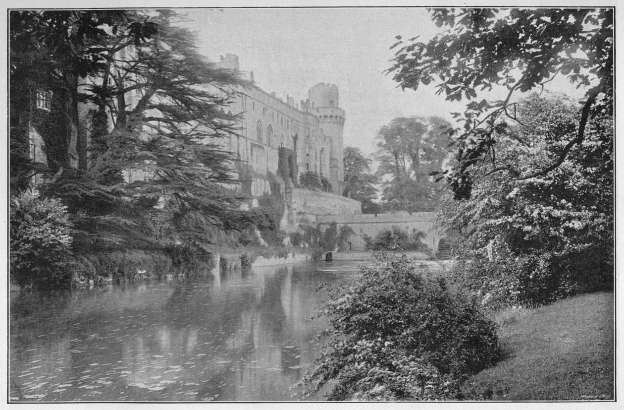Warwick Castle, c1896 av Frith and Co