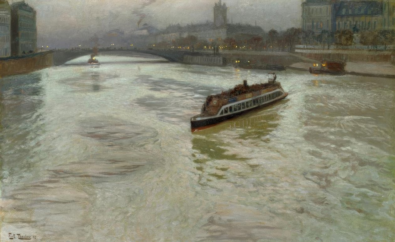 Seinen i november av Fritz Thaulow