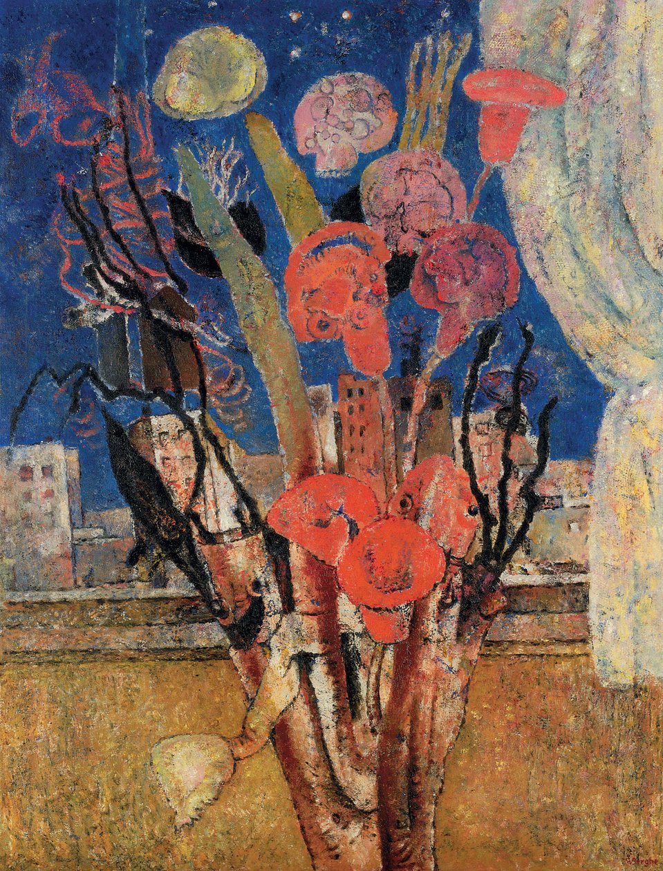 Blomster over byen; Blomster over byen av Frits van den Berghe