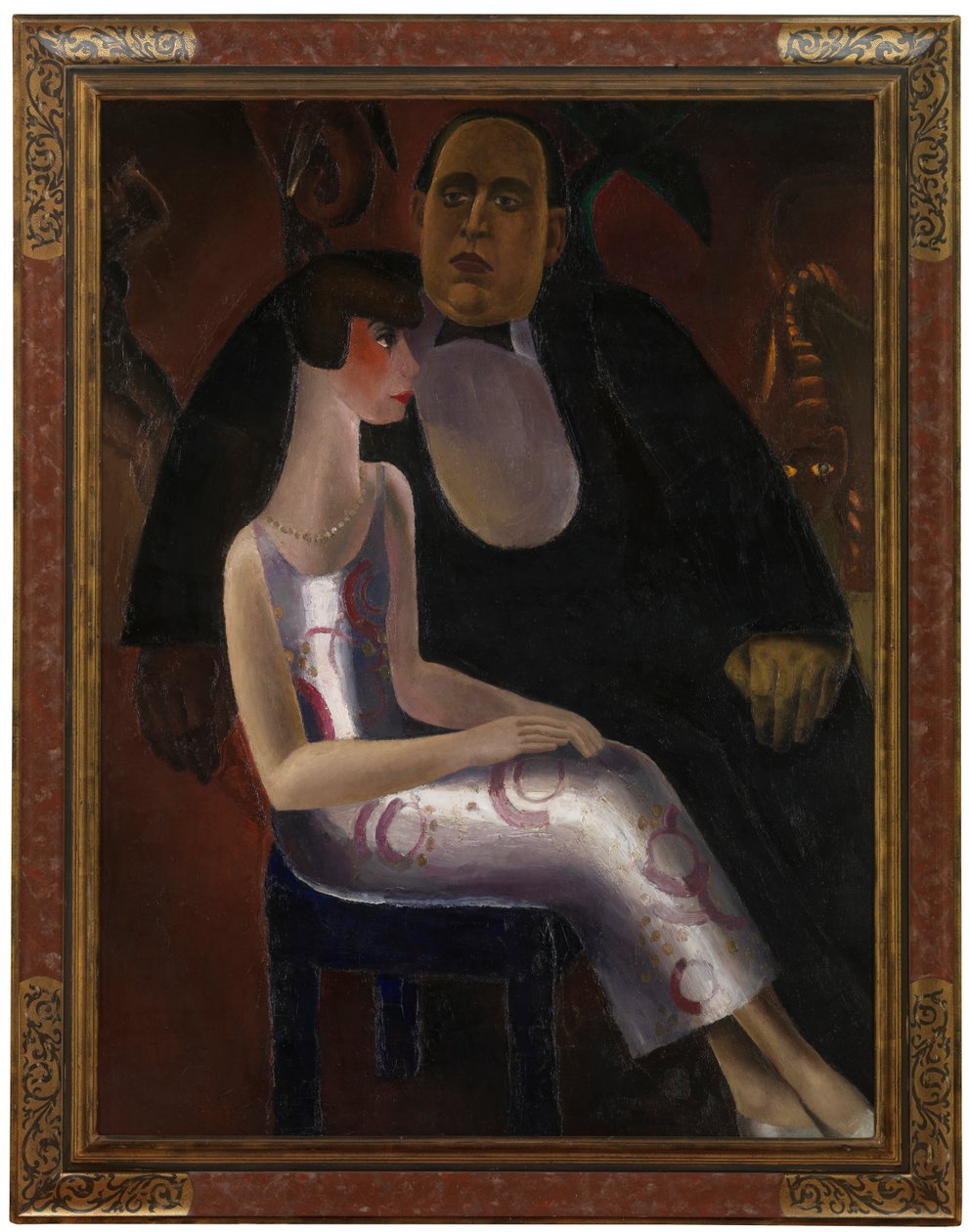 Portrett av Paul-Gustave Van Hecke og kona Norine av Frits van den Berghe