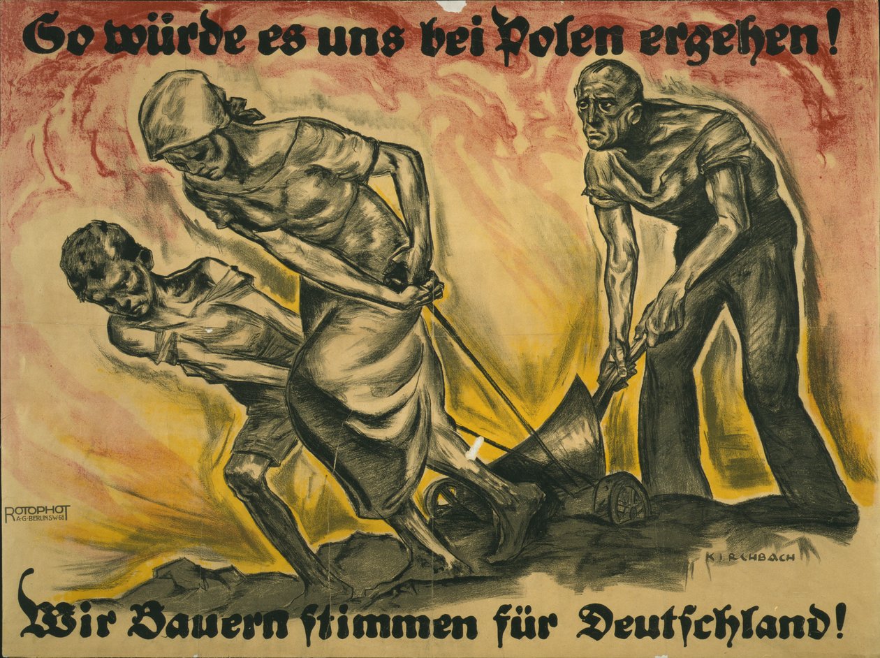 Slik ville det vært for oss i Polen!, 1920 av Fritz Gottfried Kirchbach