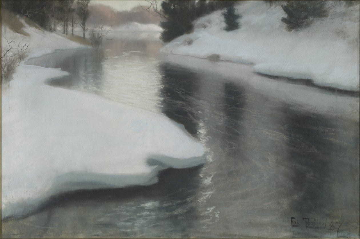 Vårtø, 1887 av Frits Thaulow