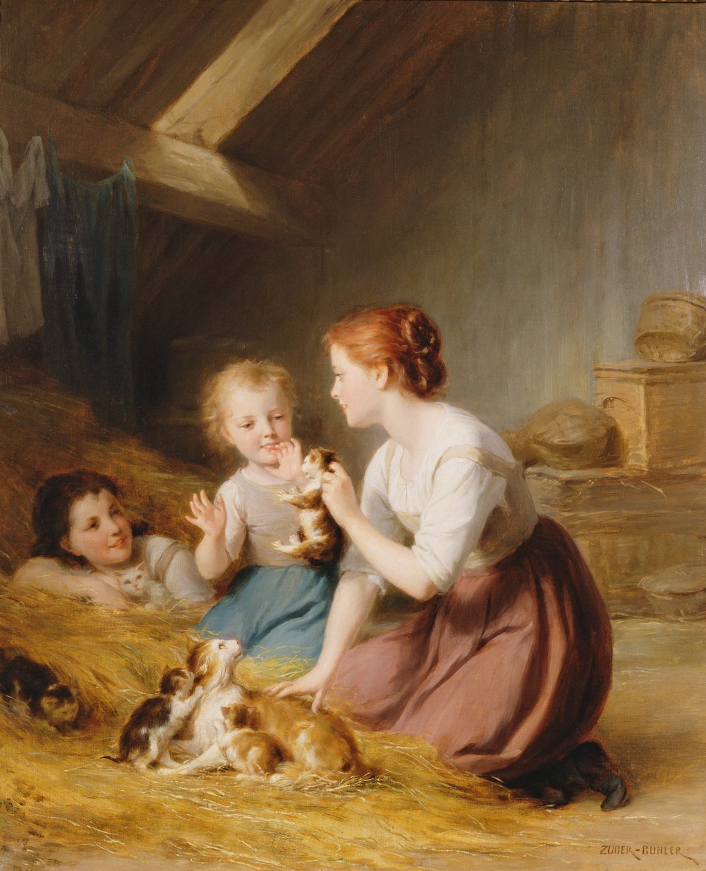 Kattunger av Fritz Zuber Buhler