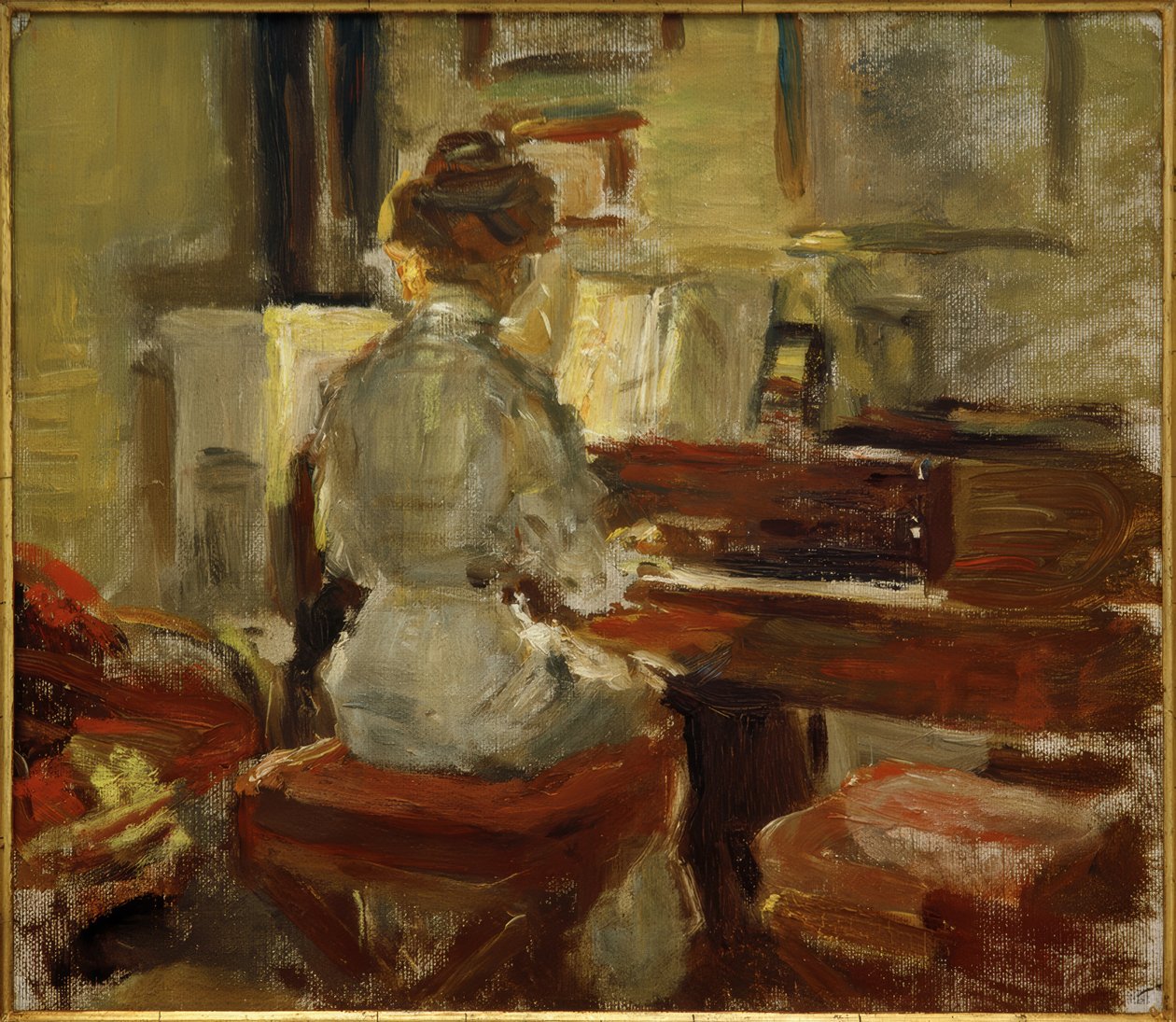 Pianospilling av Fritz von Uhde