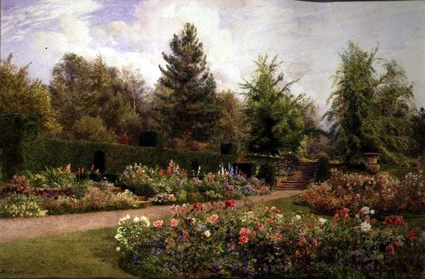 Terrasser ved Knightshayes Court, Lady Amory