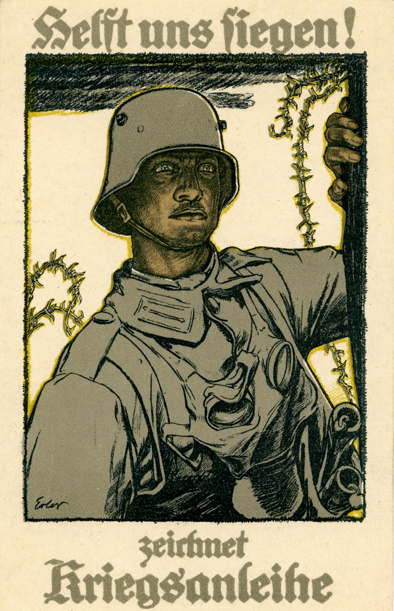 Tysk WW1 War Bonds-plakat av Fritz Erler