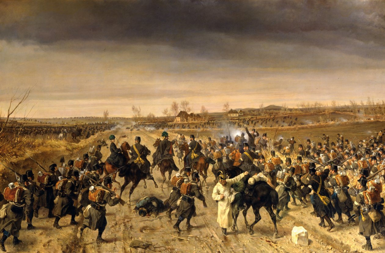 Slaget ved Oberselk 3. februar 1864 av Fritz L
