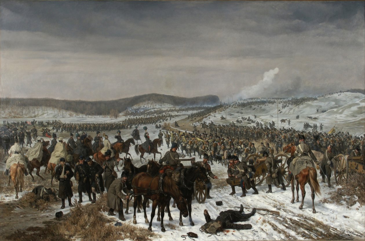 Slaget ved Oeversee 6. februar 1864 av Fritz L