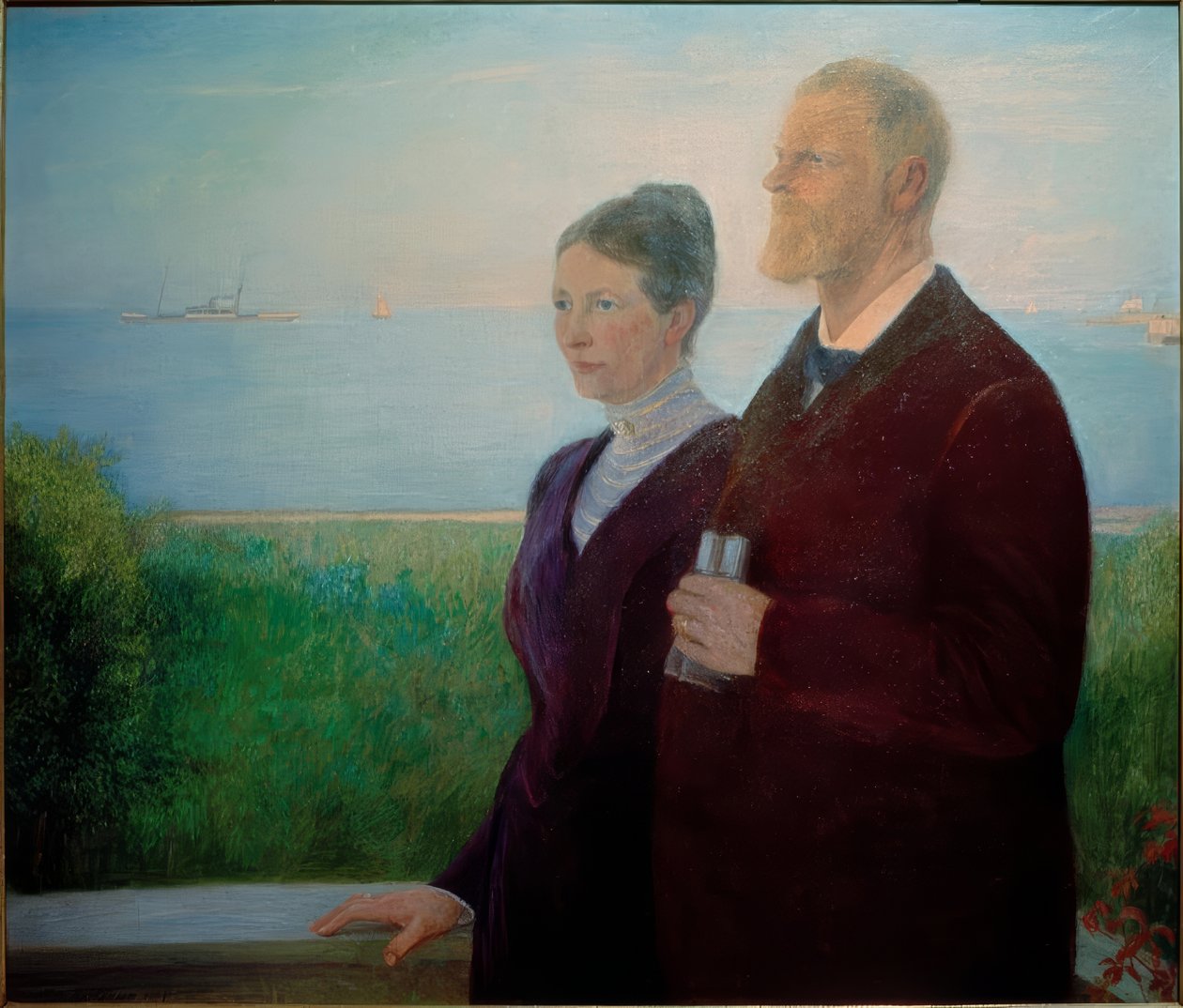 Dobbeltportrett (Woermann) av Fritz Mackensen