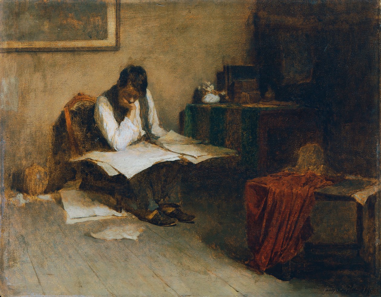 leser mann av Fritz Rojka