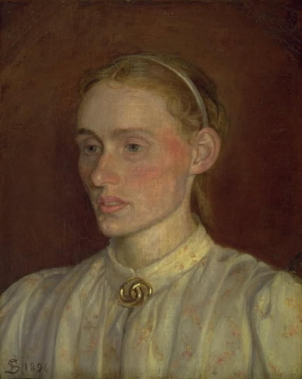 Portrett av Anna Syberg av Fritz Syberg