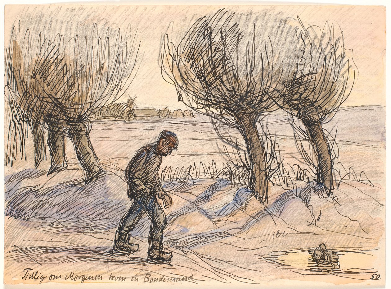 Tidlig om morgenen kom en bonde av Fritz Syberg