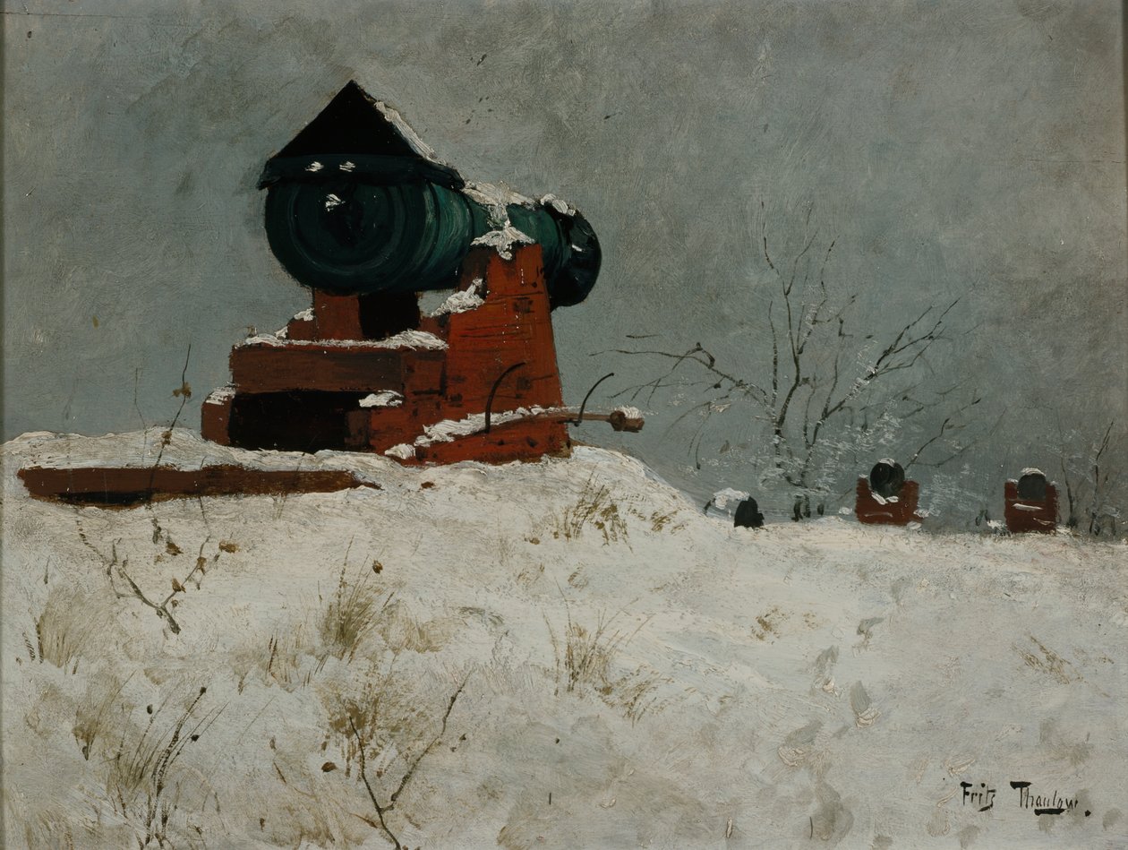 Cannon, Akershus av Fritz Thaulow