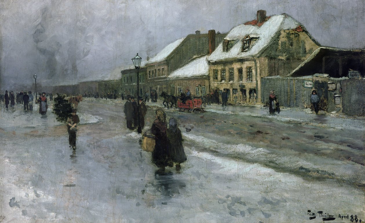 From Gronland (Kristiania/ Oslo) av Fritz Thaulow