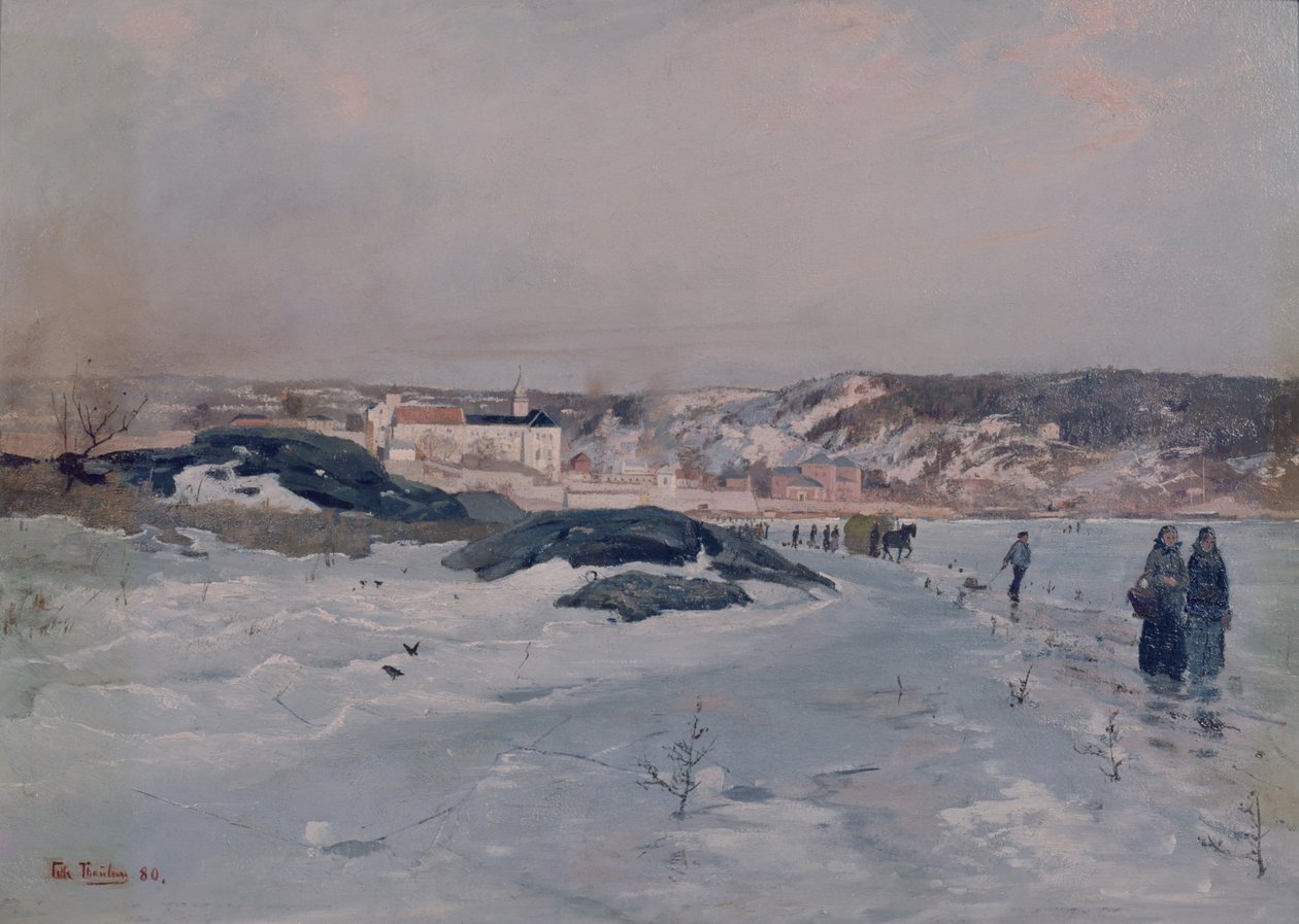 Fra Tyvholmen av Fritz Thaulow