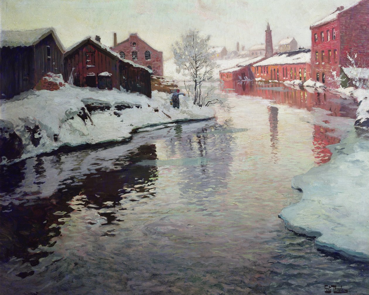Lysaker River av Fritz Thaulow