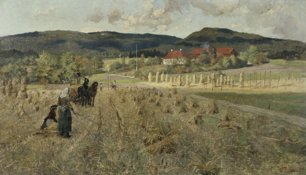 September day in Vestre Aker av Fritz Thaulow