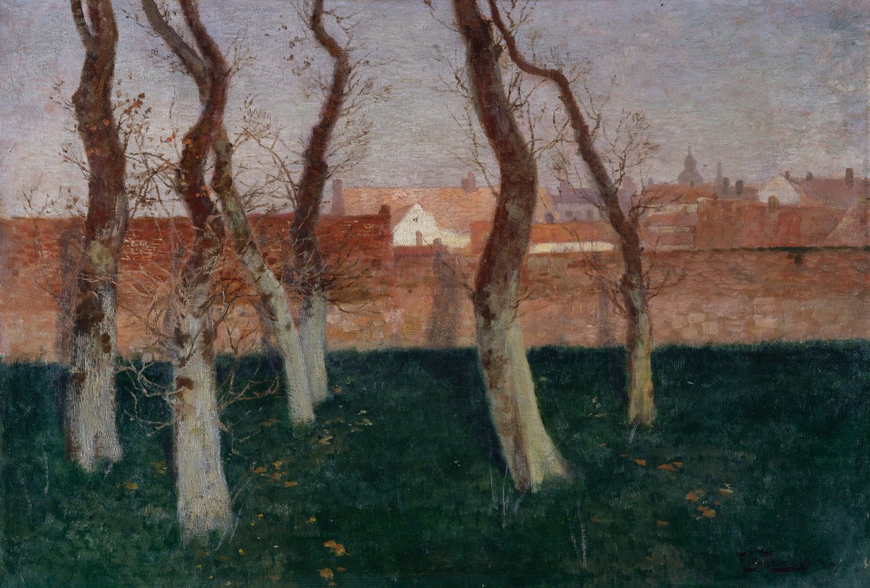 The Walled Garden, 1893 av Frits Thaulow